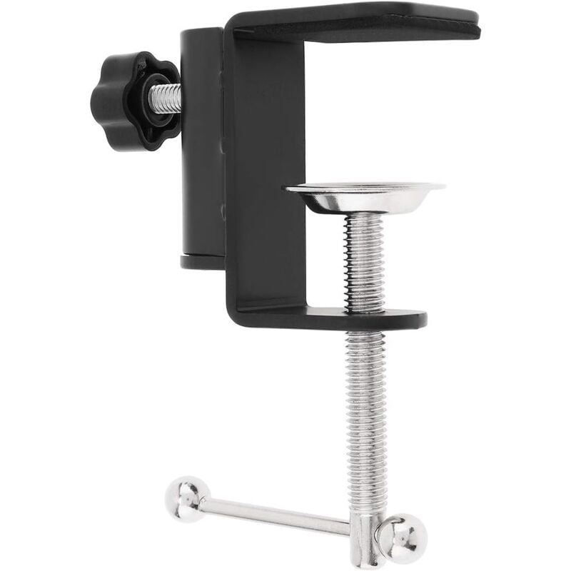 foto del prodotto accessorio di montaggio con base a morsetto a c, morsetto a c super, morsetto da scrivania per impieghi gravosi, morsetto da tavolo per monitor,