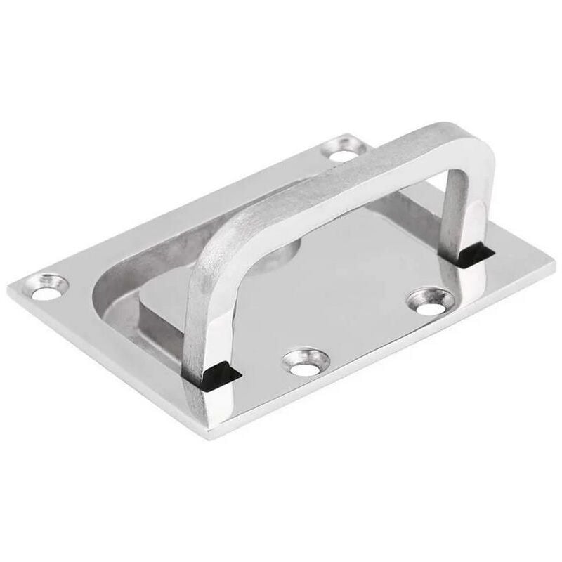 foto del prodotto accessorio di sollevamento, 1 maniglia per portello per barche, armadietto per portello a filo per barche in acciaio inossidabile