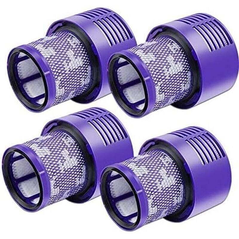 foto del prodotto accessorio per aspirapolvere4 confezioni di filtri v10 per aspirapolvere dyson, 4 confezioni di filtri di ricambio per aspirapolvere dyson v10, v10