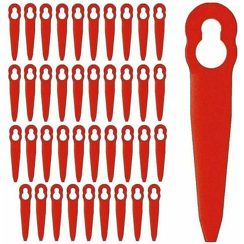 foto del prodotto accessorio per decespugliatore accessori per lama in plastica di ricambio da 40 pezzi compatibili con stihl polycut 2 2