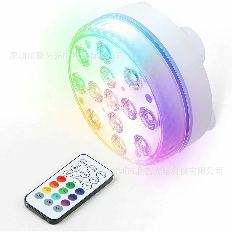 foto del prodotto accessorio per luce per vasca idromassaggio lay z spa luce subacquea a led 16 colori, 13 lampade