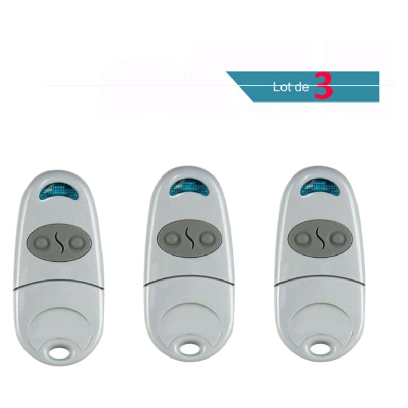 foto del prodotto accessorio per telecomando came top432na, 3 pezzi. frequenza a codice fisso 433,92 mhz.