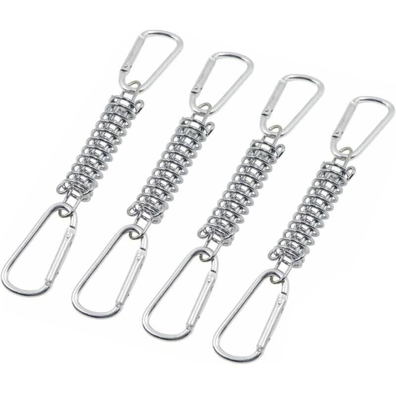 foto del prodotto accessorio per tenda da sole con fibbia a molla di tensione da 4 pezzi accessorio di fissaggio per tenda da sole in acciaio inossidabile con 4 molle