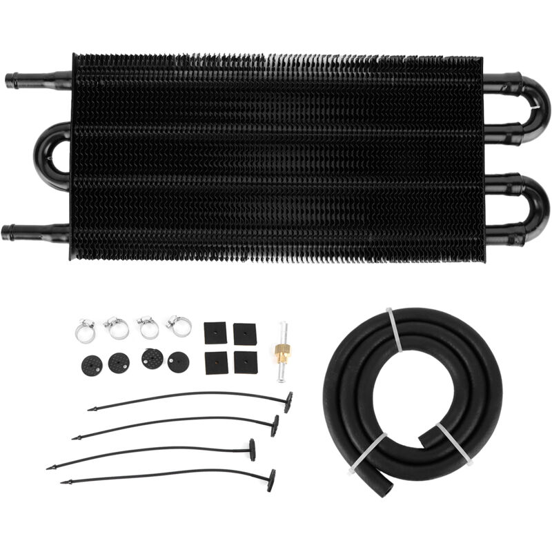 foto del prodotto accessorio universale per raffreddamento servosterzo trasmissione radiatore olio in alluminio a 4 file oc1401 eosnow
