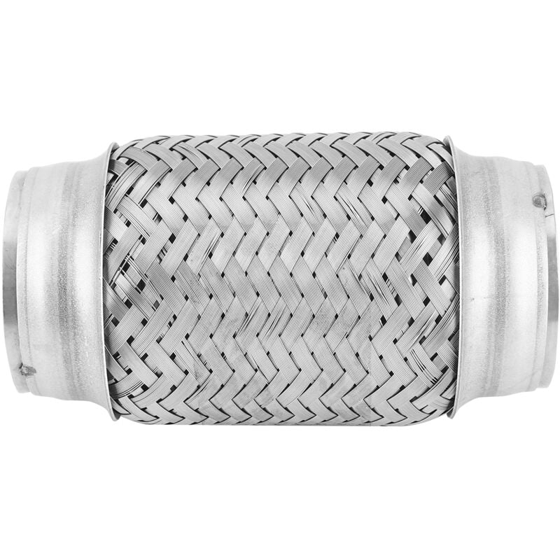 foto del prodotto accessorio universale per tubo flessibile di scarico corrugato in acciaio inossidabile da 2,5x6 pollici eosnow