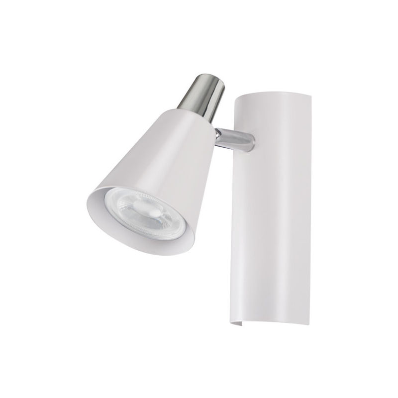 foto del prodotto acciaio bianco orientabile gu gu10 120x155mm