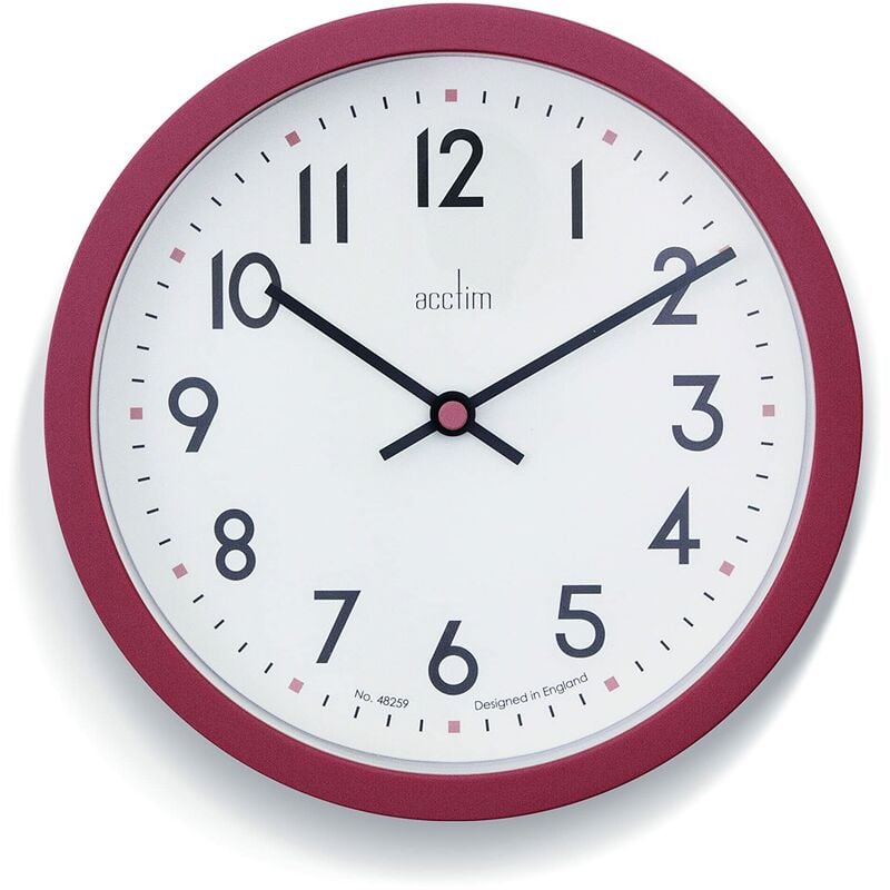 foto del prodotto acctim elstow piccolo orologio da parete da cucina al quarzo stile retr argilla 20 cm