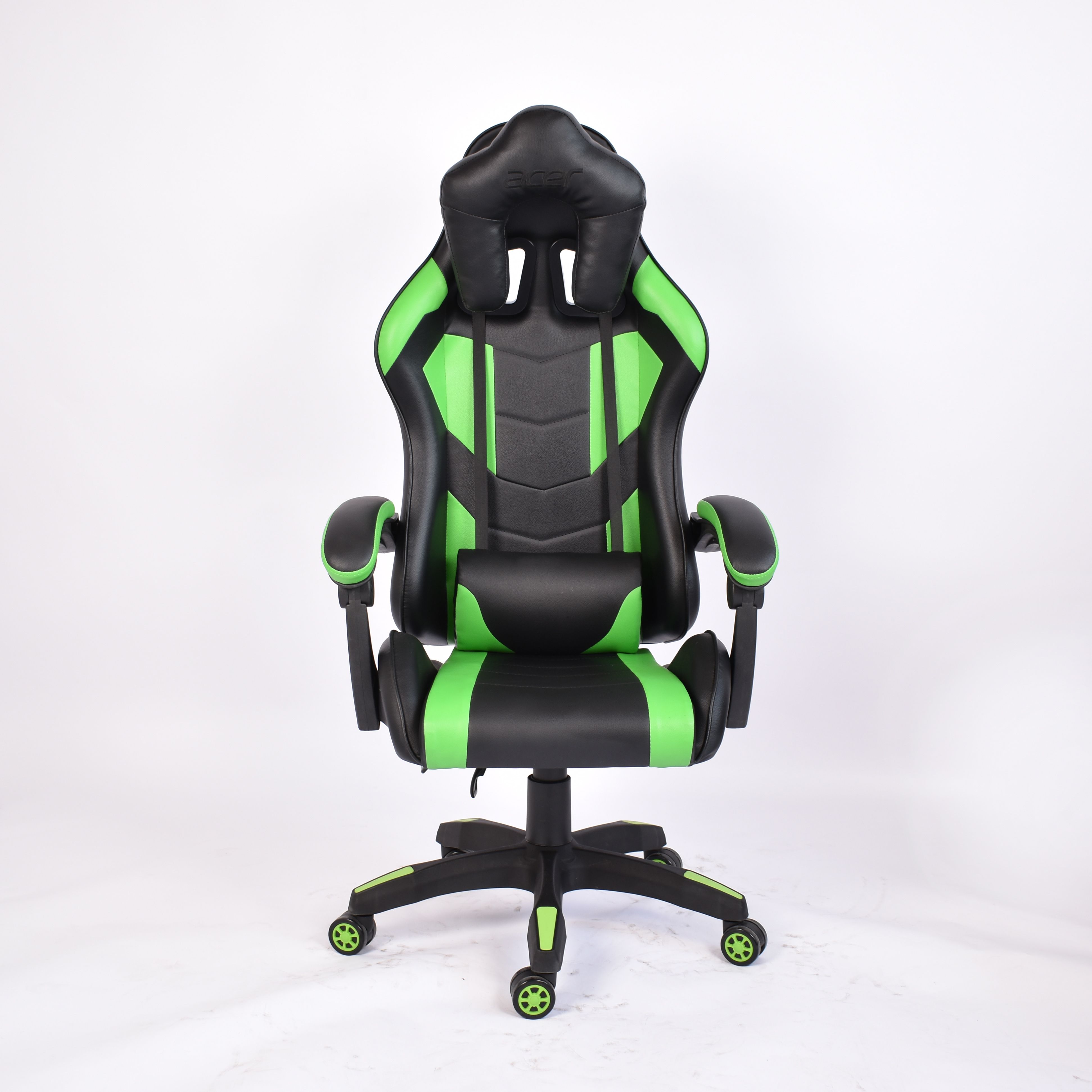 foto del prodotto acer sporty gc1600 sedia da gaming per pc seduta imbottita nero, verde