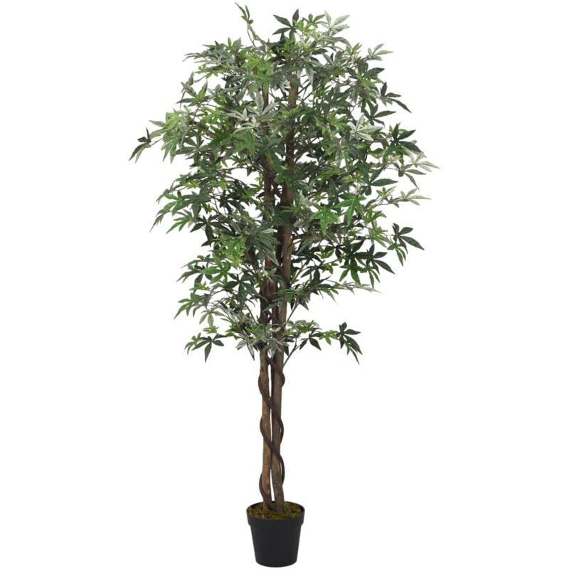 foto del prodotto acero artificiale 504 foglie 150 cm verde vidaxl