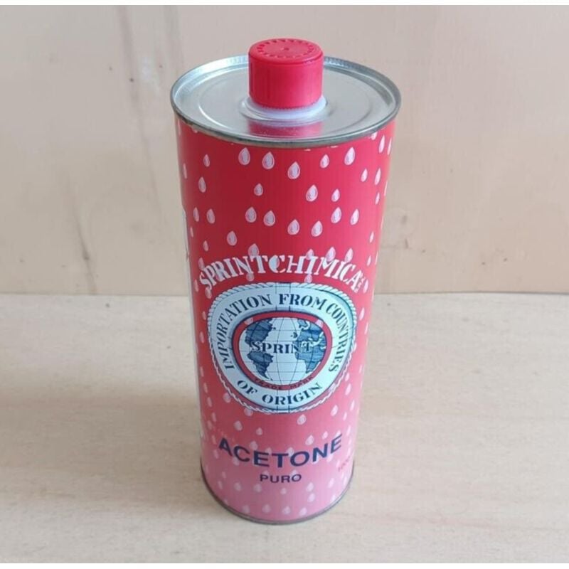 foto del prodotto acetone puro sgrassatore solvente per vernici 1 lt sprintchimica