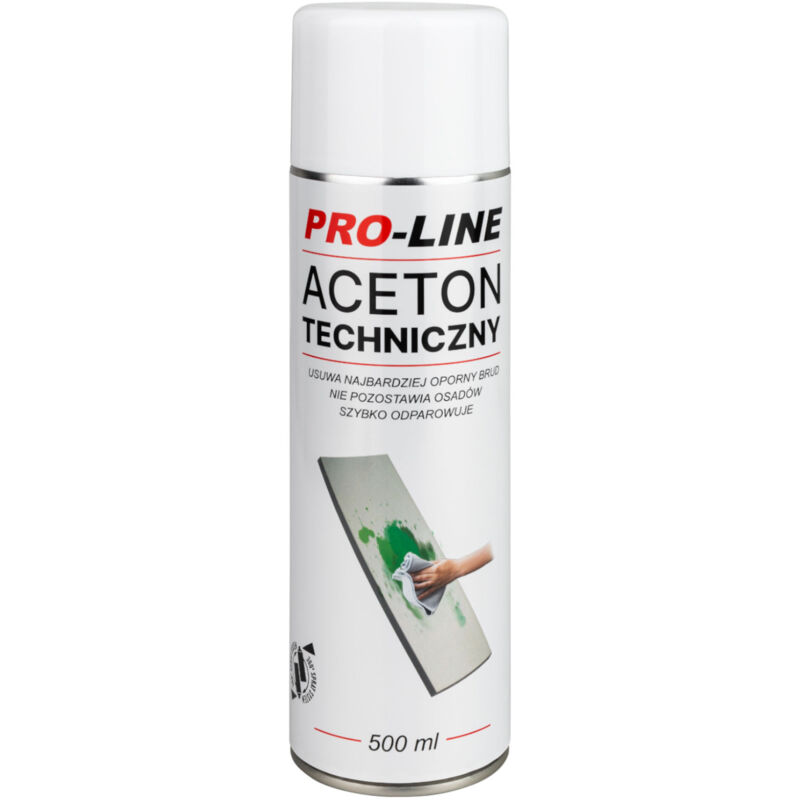 foto del prodotto acetone tecnico spray 100 pro line spray 500ml