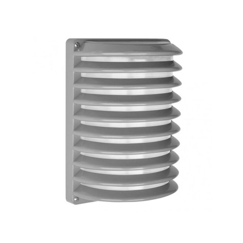 foto del prodotto achernar lampada da parete esterna in alluminio 1xe27 grigio ip44 25,5x18x13x13 cm