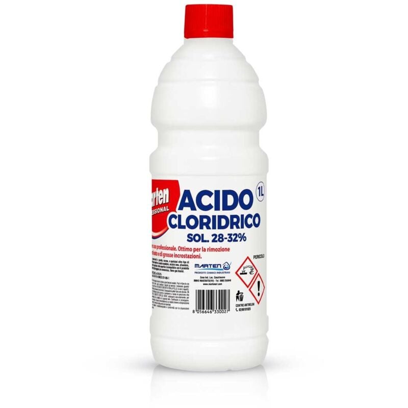 foto del prodotto acido cloridrico 28 32 1l