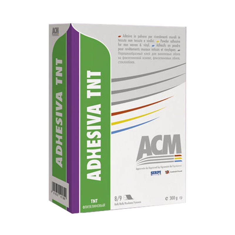 foto del prodotto acm adhesiva tnt 300 gr colla in polvere per rivestimenti murali e vinilici