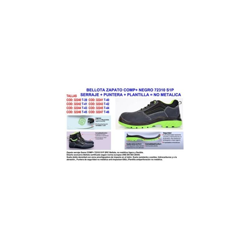 foto del prodotto acorn scarpa comp 72310 taglia 42 s1p serrey toe soletta non metallica