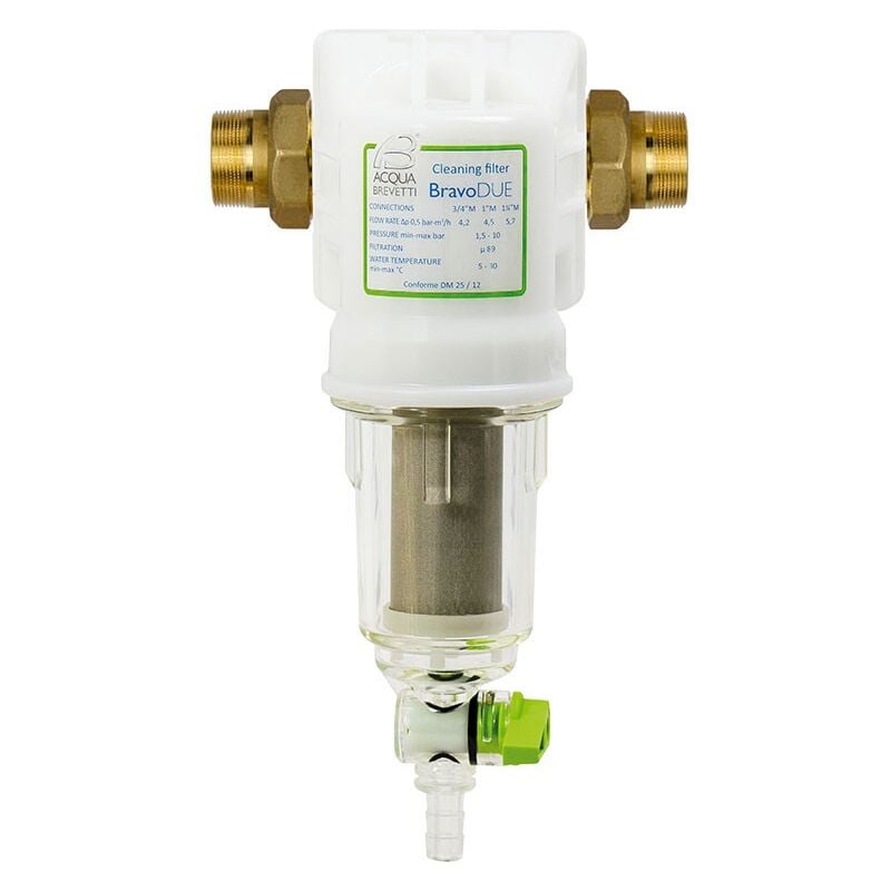 foto del prodotto acqua brevetti bravodue 1 m filtro autopulente manuale ft322