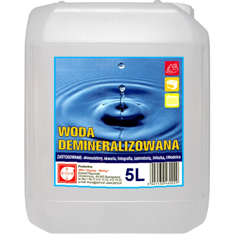 foto del prodotto acqua distillata demineralizzata 5l