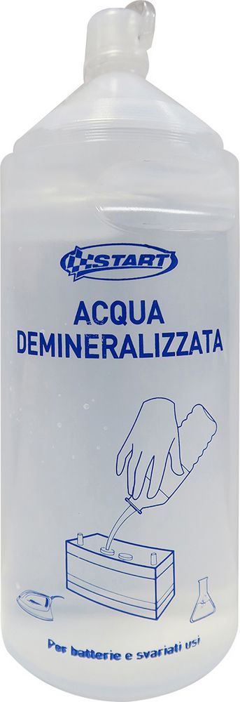 foto del prodotto acqua distillata demineralizzata con tappo brevettato 1lt