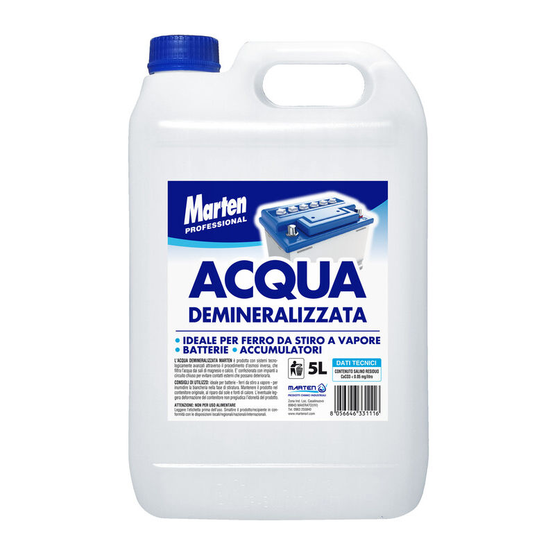 foto del prodotto acqua distillata lt. 5. prezzo per 1 pezzo.