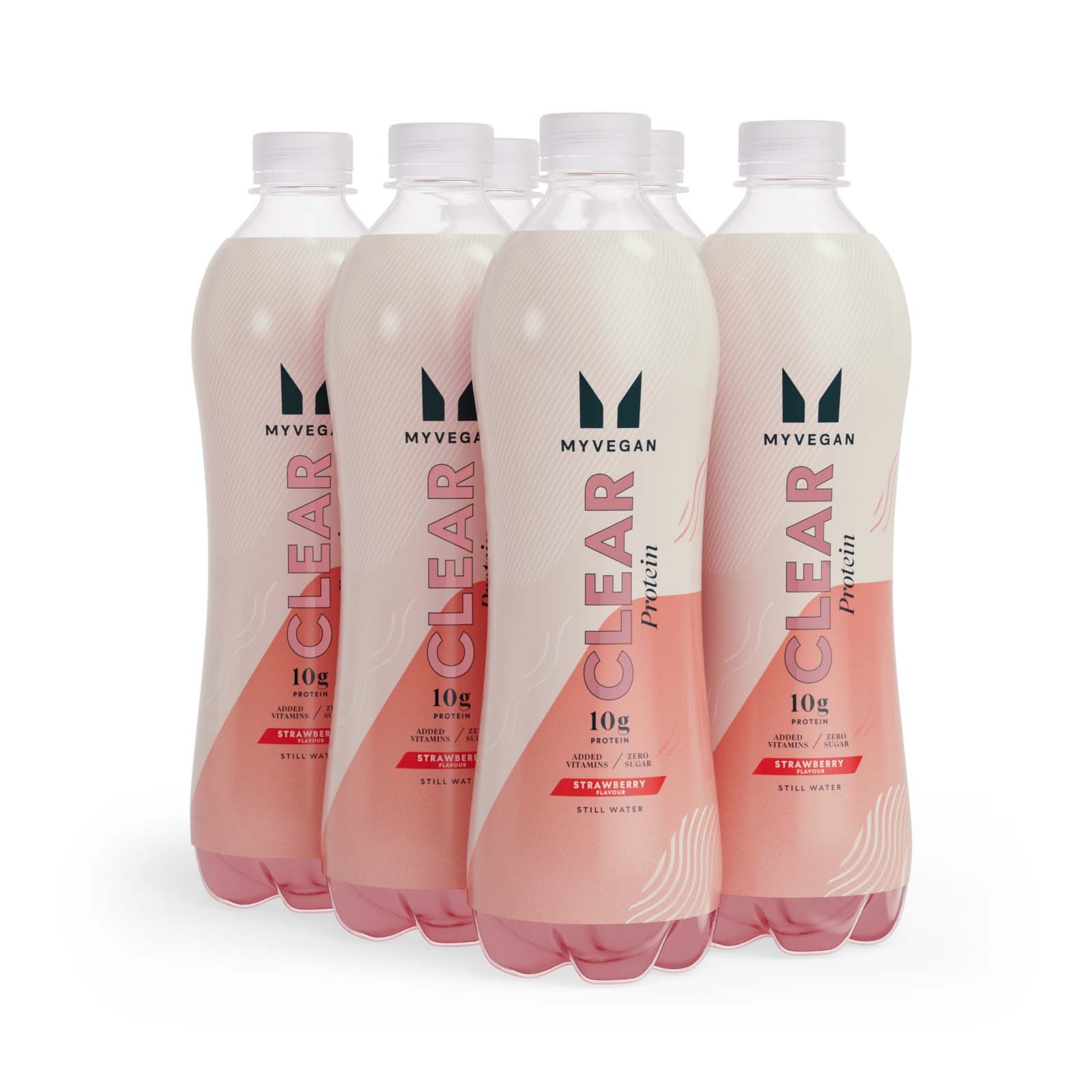 foto del prodotto acqua proteica vegana fragola