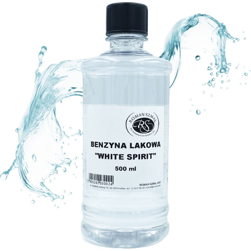 foto del prodotto acquaragia, solvente per colori ad olio roman szmal white spirit 500ml