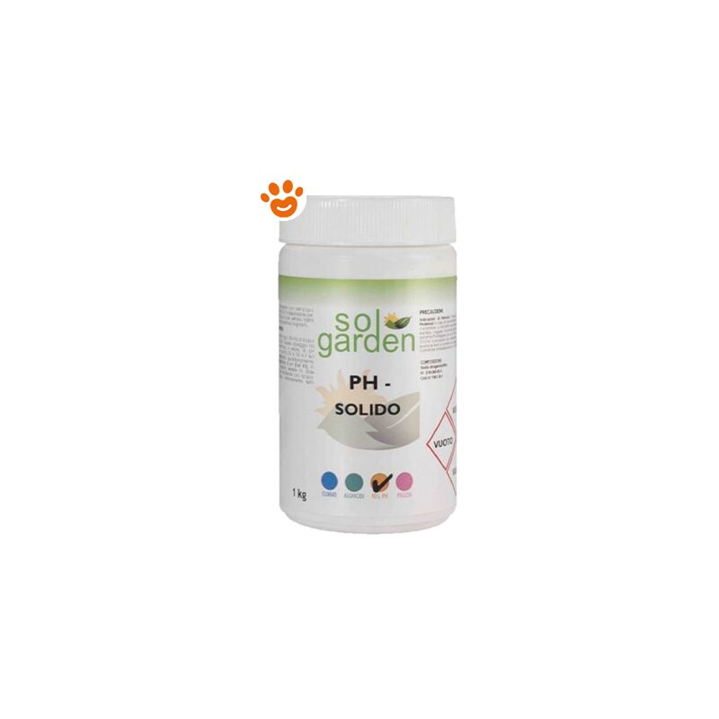foto del prodotto acquavivastore solgarden ph meno solido granulare solgarden ph meno solido granulare confezione da 1 kg
