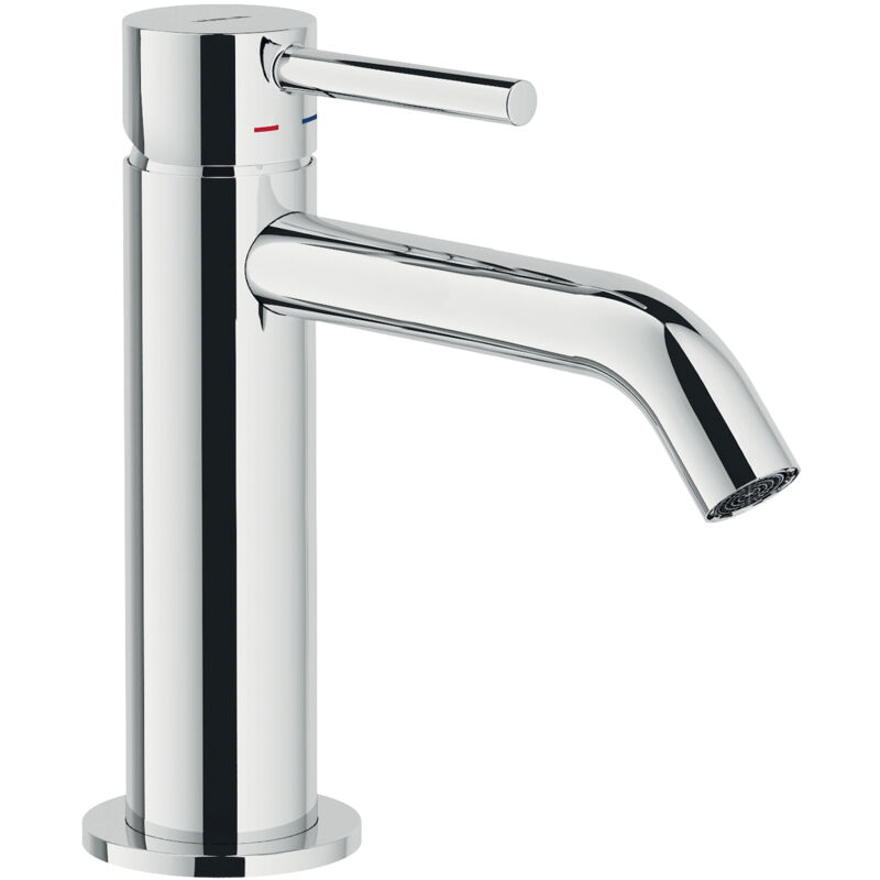 foto del prodotto acquerelli rubinetto lavabo monoleva a bocca alta codice prod aq93118 17cr nobili