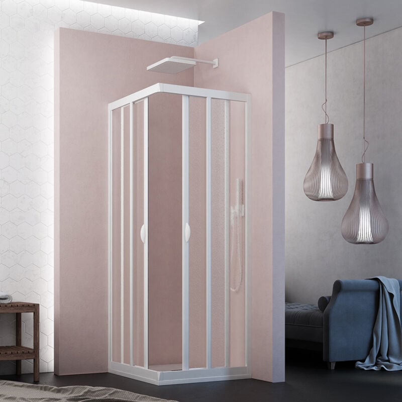 foto del prodotto acril box doccia ad angolo scor. 70 x 70