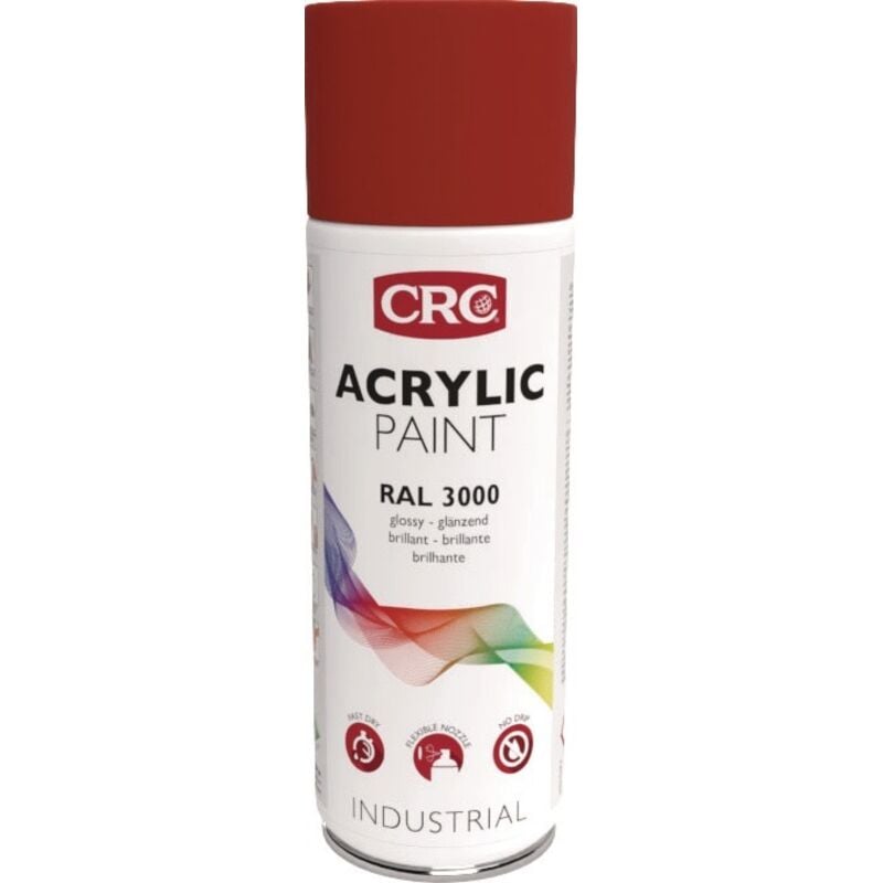 foto del prodotto acrilico ral 3000 mattoni rossi 400ml aerosol a 6 