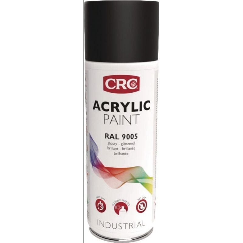 foto del prodotto acrilico ral 9005 aerosol 400ml 6