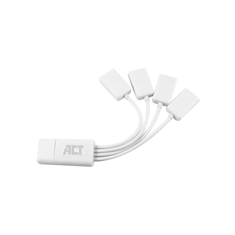 foto del prodotto act hub usb 2.0 modello spider a 4 porte