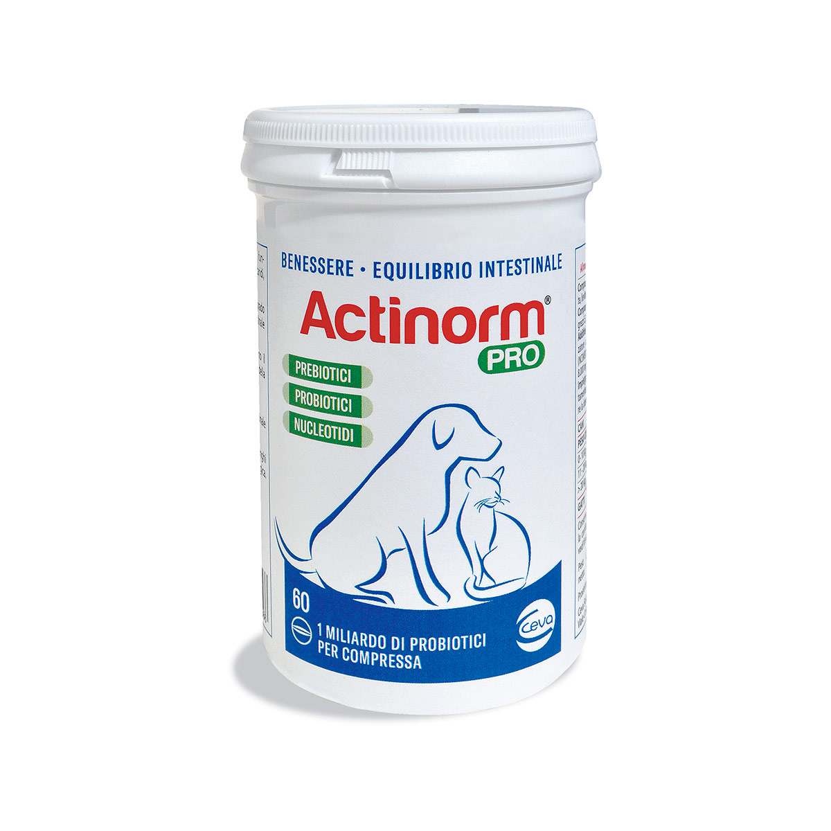 foto del prodotto actinorm pro compresse per cani e gatti 1 confezione da 60 compresse 1 ordine scegli lo sconto bzr5 bzr20 200 punti fedelt integratori per cani