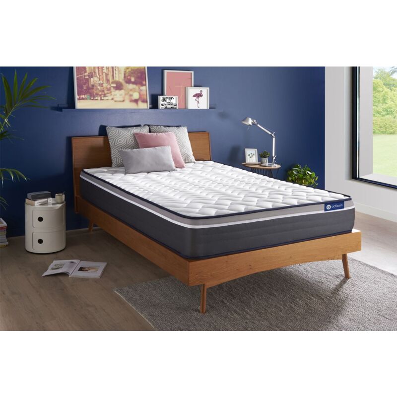foto del prodotto actisom materasso matrimoniale actiflex plus 140x200cm spessore 26cm molle insacchettate e memory foam molto rigido