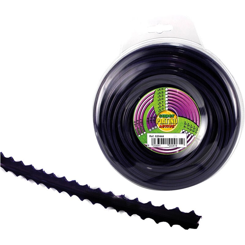 foto del prodotto active filo professionale platino mm 2,7 mt 67 seghettato