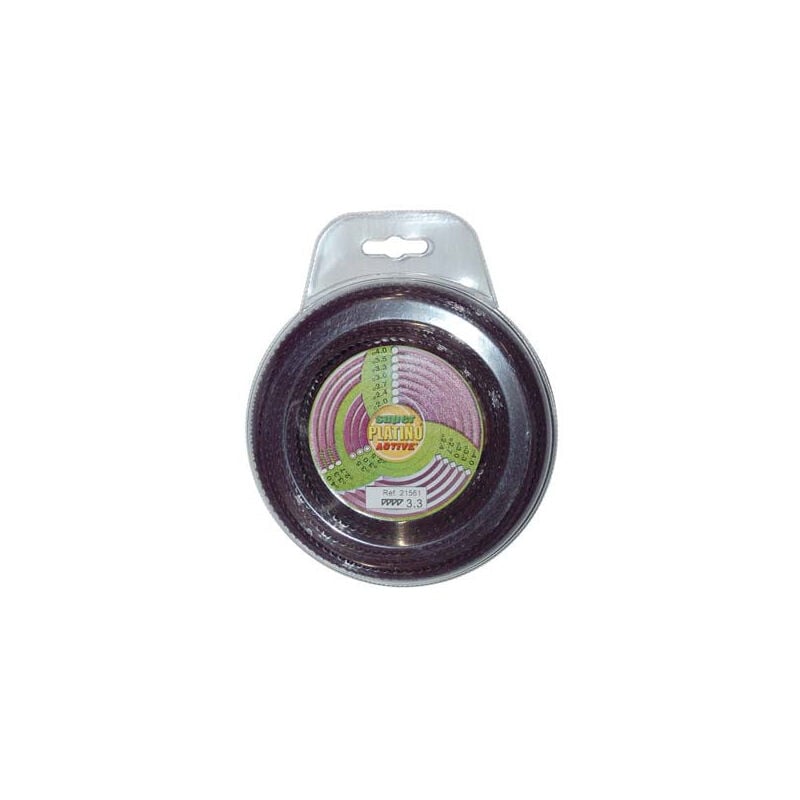 foto del prodotto active filo x decespugliatore platino seghettato mm 3,3 mt 15