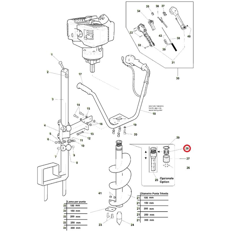 foto del prodotto active molla attacco punta trivellaoriginale trivella t143 tdu155 20816