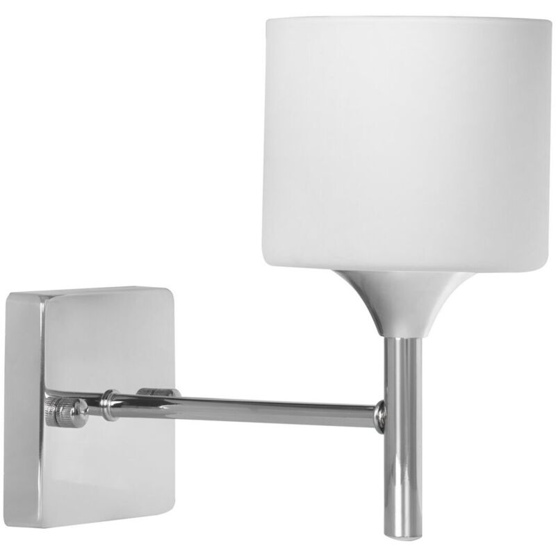 foto del prodotto activejet applique da parete aje mira 1p bianco argentato metallo 40 w 23 x 21,5 x 11,5 cm 1 pezzi 