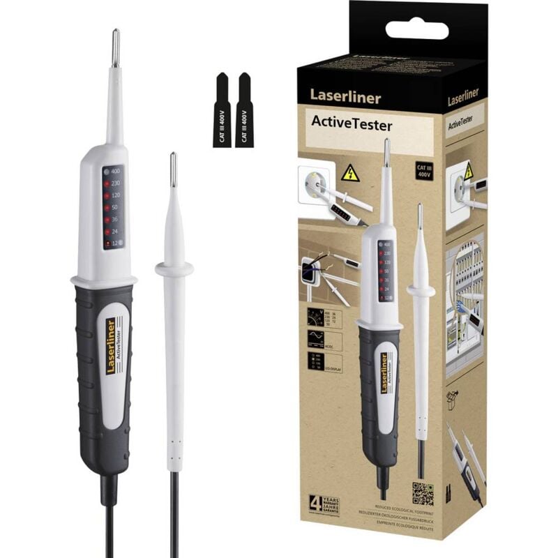 foto del prodotto activetester tester di tensione e continuit laserliner