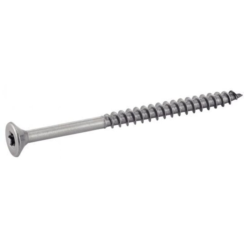 foto del prodotto acton vite per legno truciolare con testa svasata a sei lobi filettatura parziale acciaio inox a2 5x70 42 mm confezione da 200 pezzi