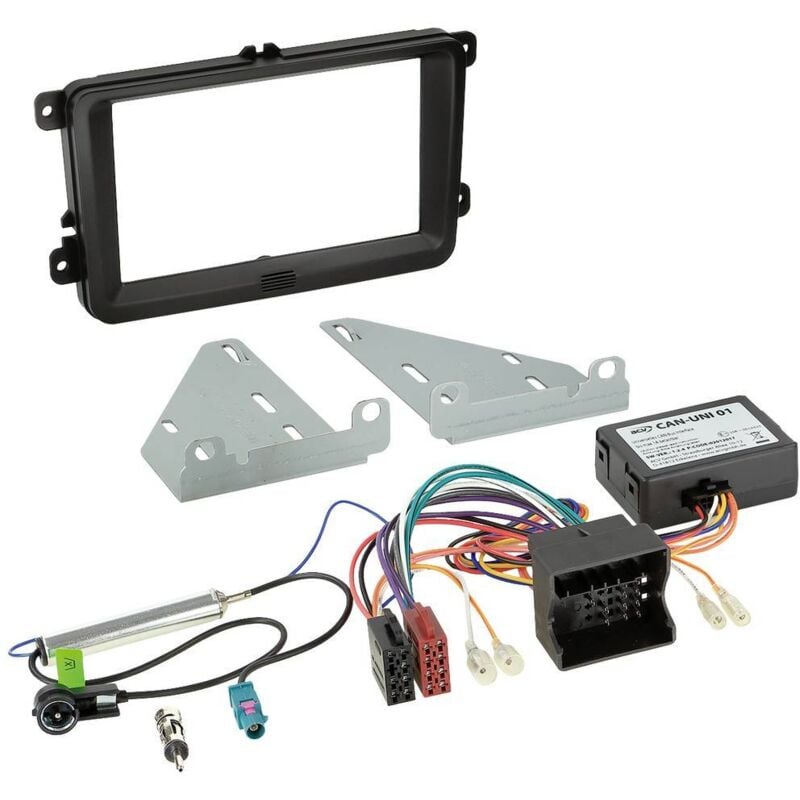 foto del prodotto acv 621320-30-01 mascherina per installazione autoradio doppio din adatto per (marca auto): seat, skoda, volkswagen