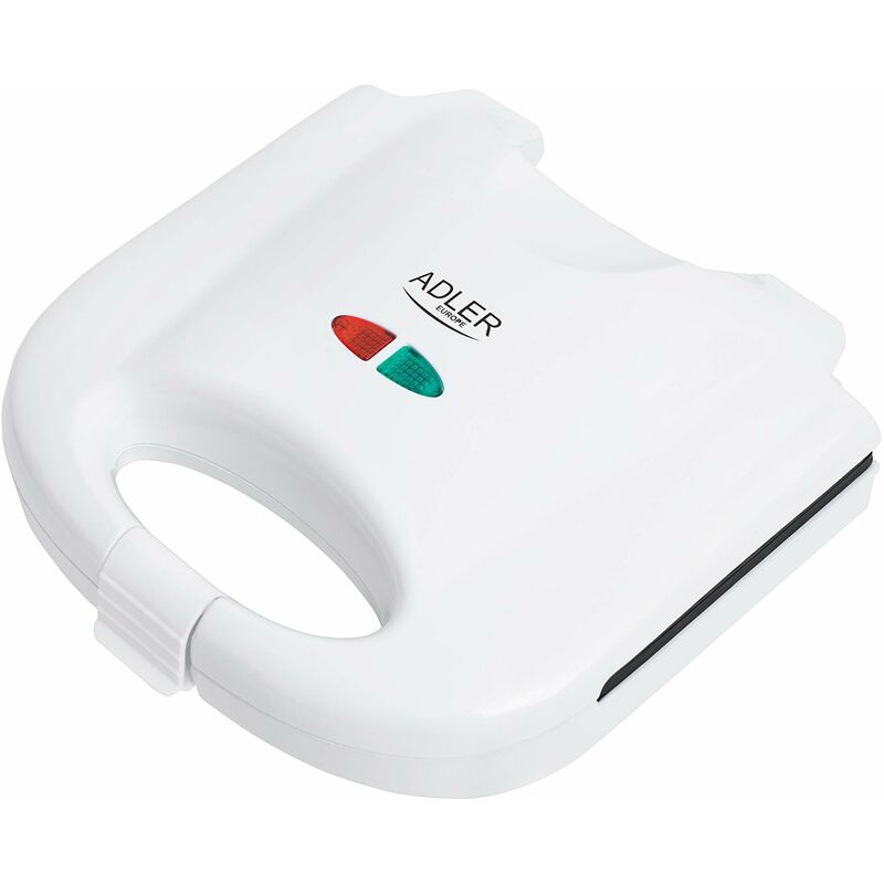 foto del prodotto ad 301 750w color white macchina per sandwich 750 w, 1 kg, 246 mm, 230 mm, 105 mm, 1,09 kg adler