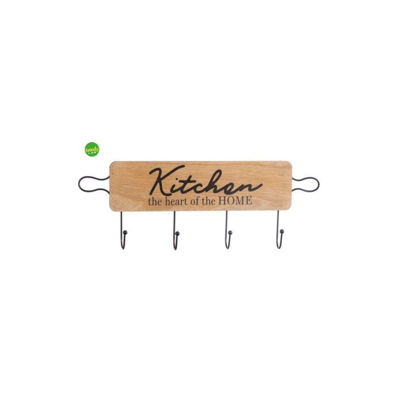 foto del prodotto ad trend appendino da cucina ad trend con 4 ganci