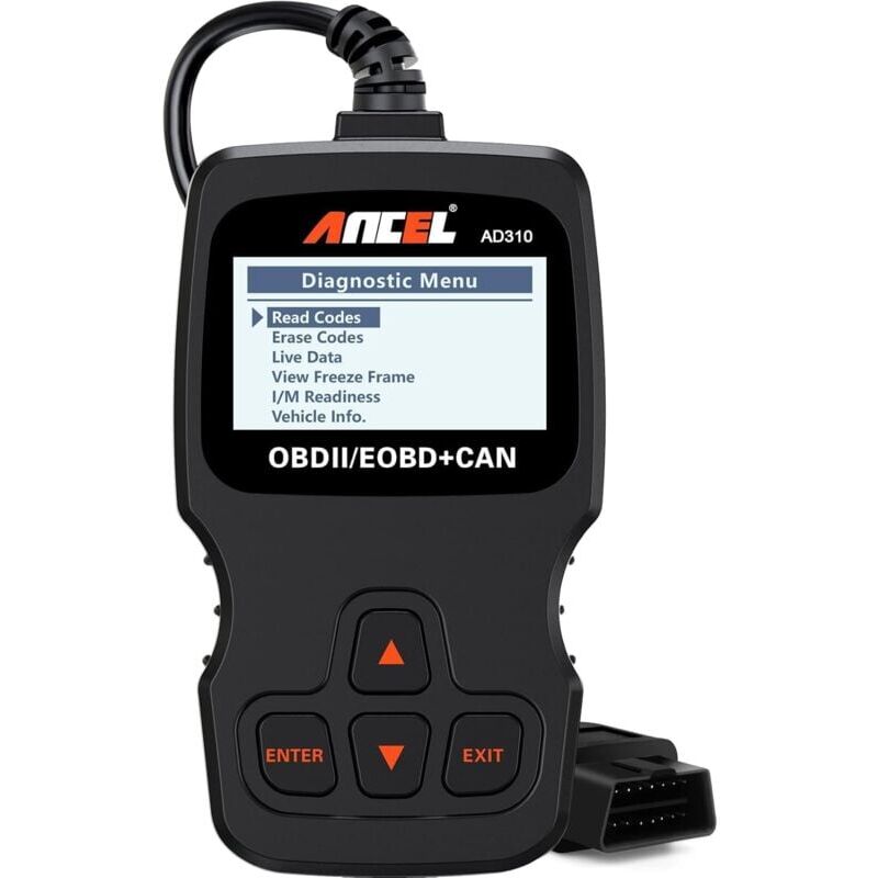 foto del prodotto ad310 scanner diagnostico universale obd2 per auto, lettore di codici di errore del motore, diagnostica auto multimarca con lettura dati in tempo