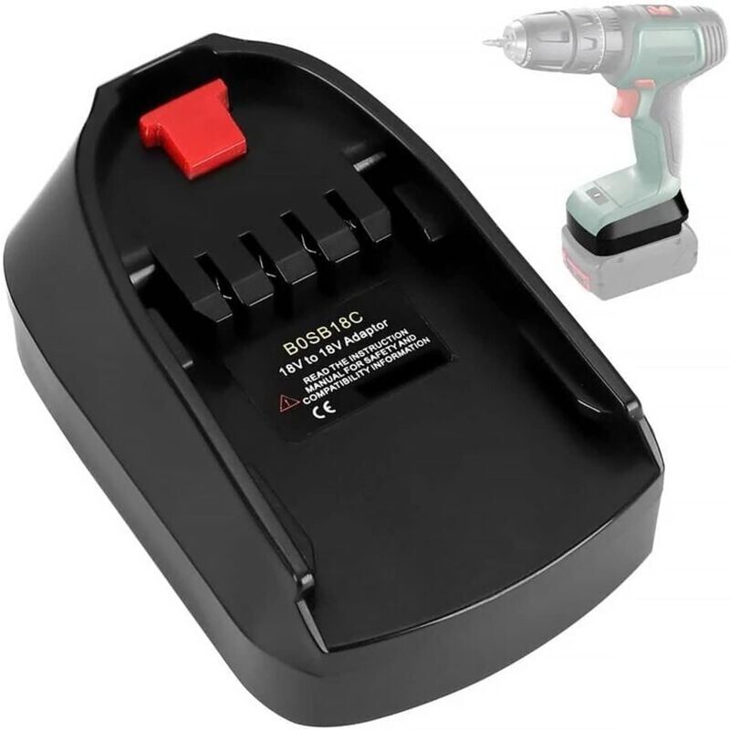 foto del prodotto adaptateur de batterie compatible avec bosch 18 v gba convertisseur de batterie portable compatible avec bosch garden series green power tool mod le