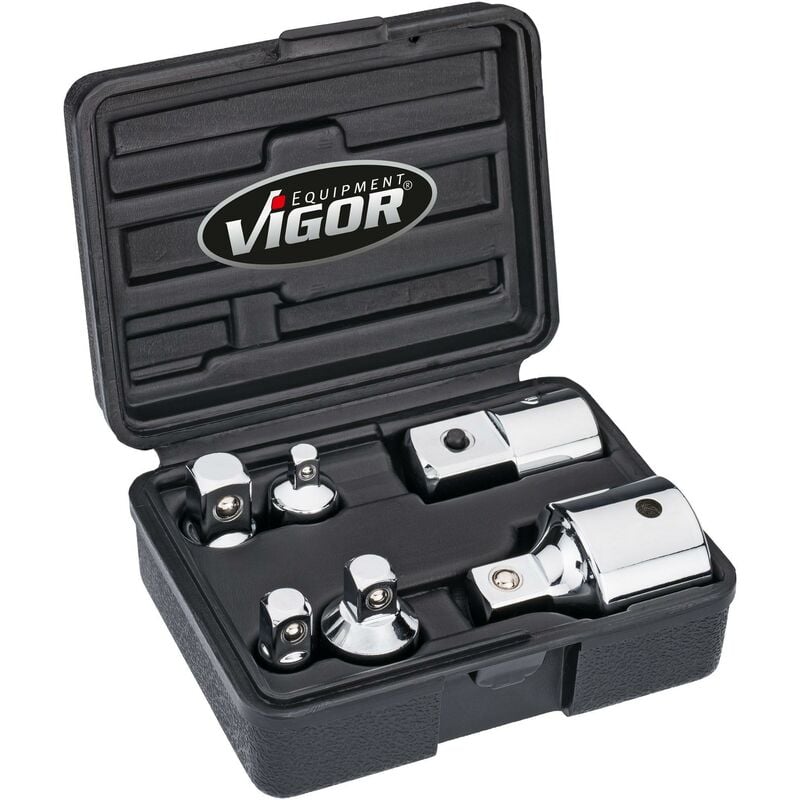 foto del prodotto adapter set v1293 attacco quadro, cavo, 1 4 di pollice 6,3 mm , attacco quadro, cavo, 3 8 di pollice 10 mm , attacco quadro, cavo, 1 2 di