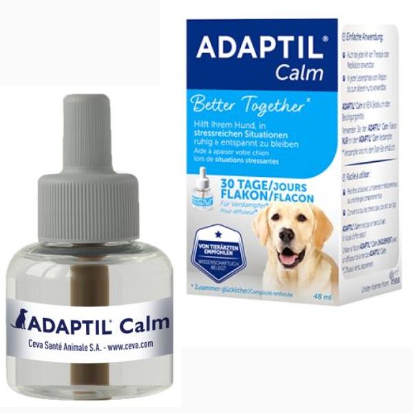 foto del prodotto adaptil calm ricarica per diffusore 48ml 1 ordine scegli lo sconto bzr5 bzr20 200 punti fedelt antiansia per cani