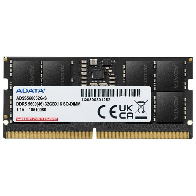 foto del prodotto adata ad5s560016g-s memoria ram sodimm 16gb ddr5 5600mhz