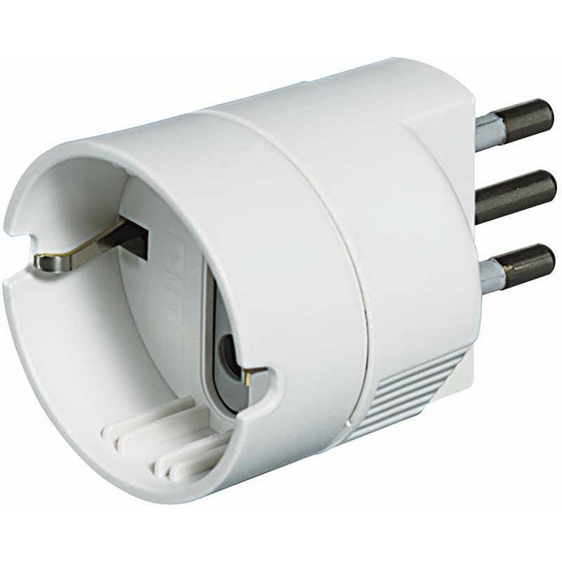 foto del prodotto adattatore 10a t in schukobianco