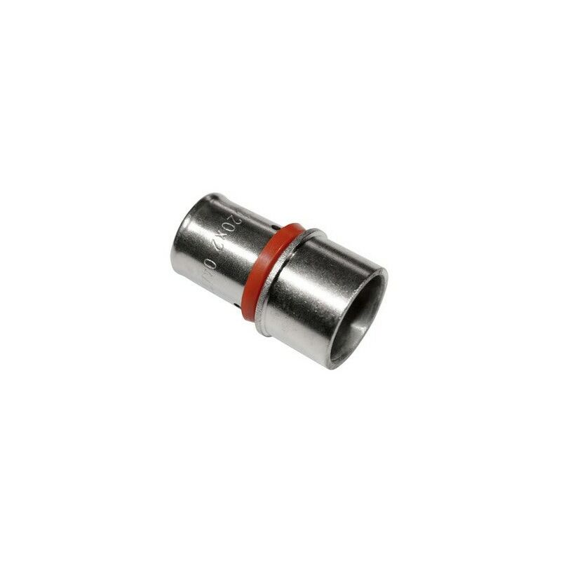 foto del prodotto adattatore 18 16 per tubo multistrato da 16 mm, utilizzo con aggraffatrice, grigio