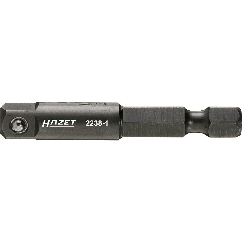 foto del prodotto adattatore 2238 1 attacco esagonale, massiccio, 1 4 di pollice 6,3 mm attacco quadro, massiccio, 1 4 di pollice 6,3 mm lunghezza 50 mm